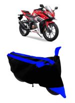 ABORDABLE Presents Honda CBR 150R Water Resistant - Dust Proof - Full Bike / Scooty Two Wheeler Body Cover (ROYAL BLUE STRIPES)