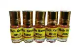 KAH ATTAR Ruh Kesar or Saffron Attar Long Lasting Fragrance for Men and Women 3 ml (pack of 5)