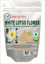 Iagrifarm White Lotus Flower/Venthamarai Powder - 250 gram for Face/Skin/Hair/Fairer Complexion and Radiance & Glow