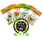 MasKing Beauty Facial Sheet Mask with Real extract of Kiwi, Honey, Aloe Vera & Rice Ideal for Women & Men (Combo Pack of 4) | Diva Night Blooming Nail Polish Remover 30 Round Pads (Pack of 1)