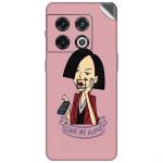 GADGETSWRAP Printed Vinyl Skin Sticker for OnePlus 10 Pro (5G) - Leave me Alone