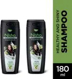 Nisha Healthy & Shiny Storng Beautiful Hair Shampoo, 180 ML (Pack OF 2)