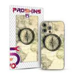 PROSKINS - Compass 3D Textured Mobile Back Skin/Sticker Only for OnePlus 5T (Pack of 1)