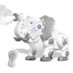 KTRS Enterprise Remote Control Electric Spray Elephant Toy Will Walk Sound and Light Mechanical Elephant Animal Children's Toy
