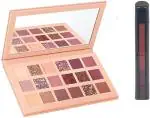Hot Beauty Makeup Kit, Combo Set 5 Shades in 1 Nude Edition Matte Lipsticks with 18 Shades (2 Items in the set)