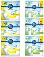 Winkcart Ambipur Toilet Freshener, Bathroom Freshener, Lemon Jasmine Fragrance Combo, 5.5 Ml (Pack Of 6)