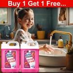 PISHARNATH Hand Wash Liquid pink 10Liter Hypoallergenic, Sensitive Skin, Moisturising, with Neem,Vegan