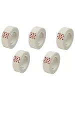 Pehrovin Ventures Magic Tape/Invisible Tape/Matte Finish Invisible Office Tape/Magic For Paper(Set Of 5) 18 Mm 30 Meters Each