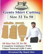 SAJID DESIGNS Tailors Gents Shirt Cutting Size 32 to 50 Set of 10 [Perfect Paperback]