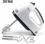 S Satisfyshop White Electric Beater Whisk, Hand Blender 260 W egg beater