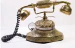 Heaven Decor landline telephone Vintage Collection Royal Brass Antique Telephone