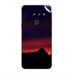 GADGETSWRAP Printed Vinyl Skin Sticker for LG G8 Thinq - red sky big sun set