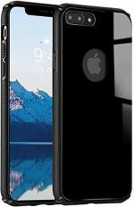 EDGEKART iPhone 8 Plus Black Toughened Glass Back with TPU Bumper Case Cover,MOBILE COVER|FLIP COVER| BACK COVER| MOBILE COVER|MOBILE CASE