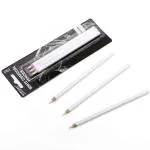Samvardhan Sketch Highlight Pencil Pen Charcoal White Sketch Pencil Painting Special White Charcoal 3 Stick Set White Wooden Pencils