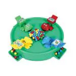 THE RED BABY Hungry Feed Me Frog Game for Kids with 32 Beans Family Party Board Game 4 Player Board Game