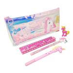Parteet Multicolor Unicorn Stationary Set Combo ,Pack of 5