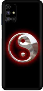 aadia Samsung M51 PRINTED SKIN STICKER DECAL LAMINATION (PERFECT FIT/ONLY BACK/MATTE FINISH)