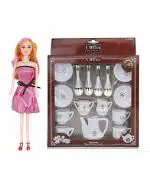 Tickles Plastic Kitchen Plastic Set with Beautiful Doll Toy 3 M-10 Y (Pack of of 12)
