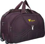 FEDRA Purple Polyester Strolley Duffel Bag - 40 L