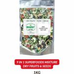 Bharat Super Foods Dry Fruits Nuts And Seeds Mix - Immunity Booster 9 Superfoods Mixture 1 kg