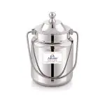 ARHAM STAINLESS STEEL Barni/Akhand Barni//Milk Barni/Oil Can-750ML (with Upper lid)