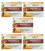 SUBAXO Radiance-x Bath Soap | Premium Bath Soap for Soft & Glowing Skin (75g Each , Pack Of 5)