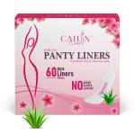 Cailin Care Aloevera Infused Daily Use Anion Chip Panty Liner (Pack of 60 Large Liners) (Large Size - 180mm)