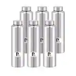 PIQUANT KITCHENWARE Fridge Water Bottle for Home/Office/Gym/School/Collage 1000 ml Bottle Pack of 6