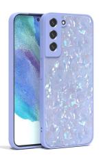 U&E Purple Polycarbonate Back Cover For Samsung S21 Fe