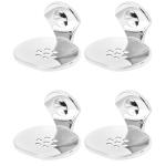 Abyss 4 Set of Soap Dish, Soap Holder, Soap Case, Stainless Steel, Glossy finish