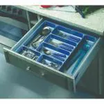 Hafele Ergo Fit, Smart Cutlery Tray for 600mm with Silver Grey Drawer EF-SCT-SilGrey-600mm