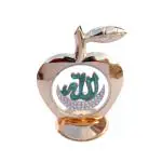 KhwajaDarbar Apple Shaped Islamic Showpiece Souvenir with Holy Name Allah printed Decorative Showpiece