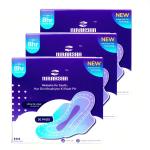 NIRAKSHA Ultra-Thin Sanitary Pads for Your safe Periods | Combo Of 3 Box 90 Pads | New Advance Gel Technology Pad | Hevay Flow | Large Than Other Regular Pads | Leak Proof | Safe For all Skin (PACK OF 3)
