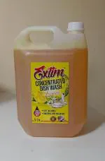 Extim Dishwash Liquid Lemon 5 Liter, Fast Cleansing with long-lasting hygienic, Dishwashing Liquid