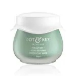 Dot & Key Skin Care Pollution + Acne Defense Green Clay Mask - with Salicylic, Matcha Tea | For Dark Spots, Oily, Acne Prone Skin | 85g