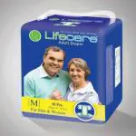 ANK Lifecare we care about your feelings Premium Adult Diaper, Medium Size (Waist size :071-112), extra absorbent gel core Pack of 10 Men & Women