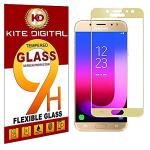 Kite Digital Samsung J7 PRO 5D Premium Tempered Glass Screen Protector Slim 9H Hard 2.5D