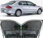 Able Elegant Half Car Magnetic Sun Shade Curtains for Skoda Superb Old Type-I Set of 2 Pcs