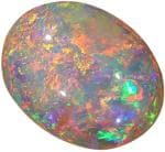 Feel Touch Mart Fire Opal 7.50 Carat Certified Natural (Play Of Color) White Fire Opal Ratna Standerd Size For Ring & pendant Jewllery