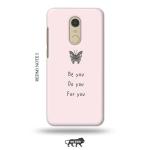 Tweakymod Printed Be You Back Cover For Redmi Note 5