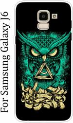 Ghumakkad Samsung Galaxy J6 Multicolor Silicon Light Weight Mobile Back Cover