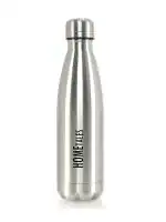 HOMETALES Stainless Steel Insulated 24 Hours Hot or Cold Flask Water Bottle, 500ml, Silver (1U)