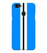 MobiEra Oppo F5 Youth Retro Blue Design Plastic Hard Case Cover