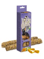 Little One Sticks for Guinea Pigs, Rabbits and Chinchillas with Herbs and Flowers (2x55gms in a Box)
