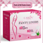 Cailin Care Pure Cotton Daily Use Panty Liner For Women (Pack of 60 Large Liners) (Large Size - 180mm)