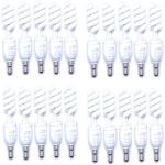 SKYBRIGHT 25 W Spiral B22 CFL Bulb (White, Pack of 20)