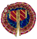 PRABHUVATI FASHION Cotton Leriya Flower Printed Dresses/Poshak/Kapde for Laddu Gopal (Pink, 2 Number)