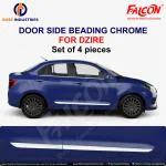 FALCON CAR DOOR SIDE BEADING IN CHROME FOR SWIFT DZIRE 2017-2019