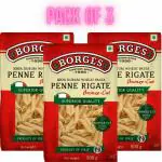Borges Penne Rigate Pasta 500g (Pack of 3)