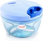 Peher Easy Handy Pull and Cut Chopper 450 ml Blue Vegetable & Fruit Chopper (1 Pull Chopper)